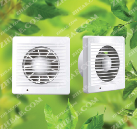 Bathroom ventilating fan with neon-light